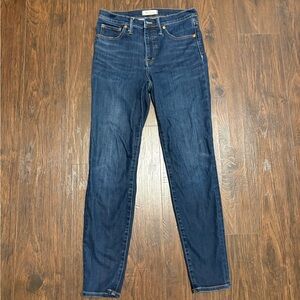 Madewell Dark Blue Skinny Jeans